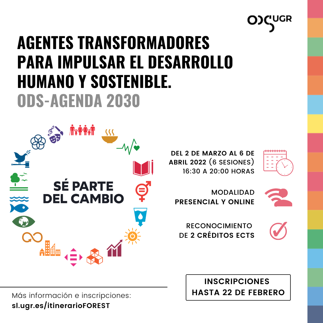 Agentes transformadores para impulsar el Desarrollo Humano y Sostenible. ODS-Agenda 2030