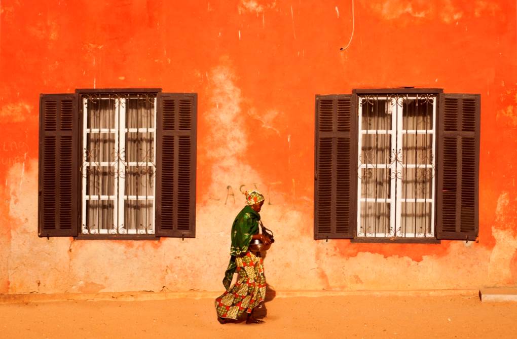 Mujer en Gorée